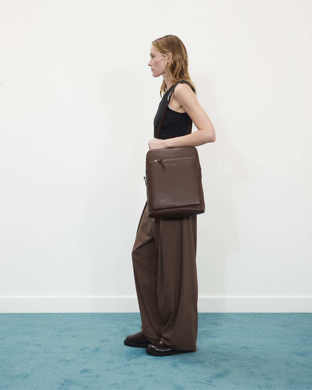 Backpack: Coffee Pebbled Leather